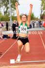 Womens Under-17s Long Jump, 2023 North Eastern Track and Field Champs., Middlesbrough Sports Village, Middlesbrough. Photo: David T. Hewitson/Sports for All Pics